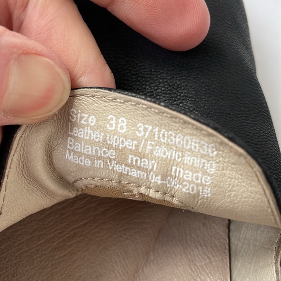 DANSKO Preston Leather Pump Black Wood Heel size 38 - Picture 8 of 10